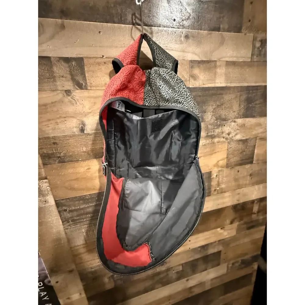 Nike Air Jordan Backpack- Red/Black Elephant Design